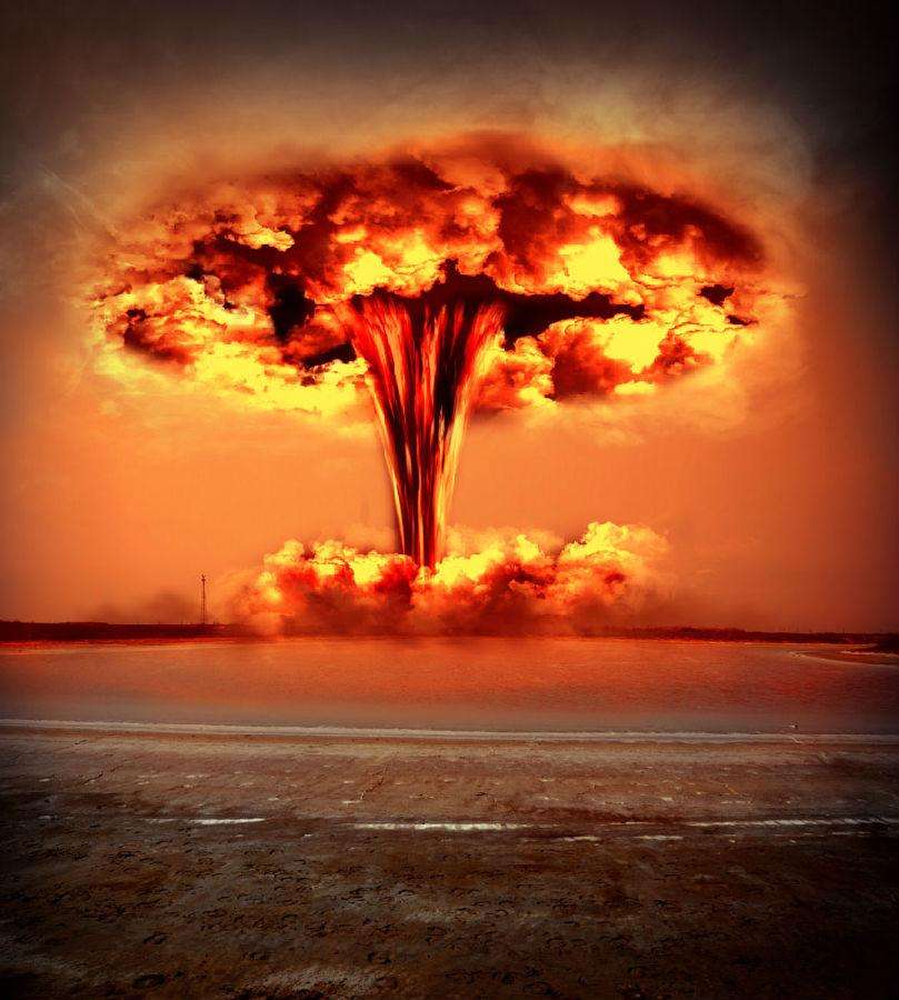 原子弹爆炸图片现场图片