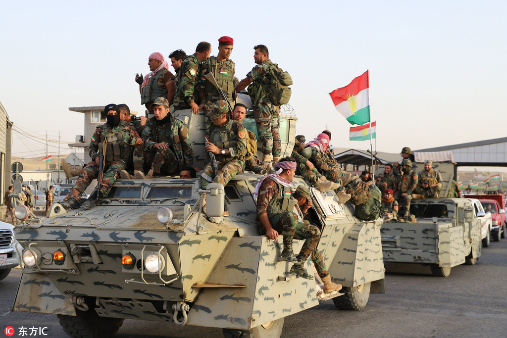 试图通过武力在土耳其,伊拉克,伊朗与叙利亚交界处的库尔德人聚居区