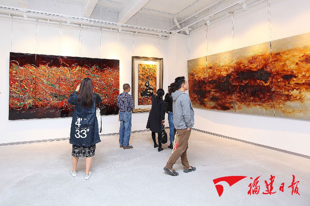 獲銀獎以上榮譽的漆畫家作品聯合展示交流的一次學術活動,展出陳立德