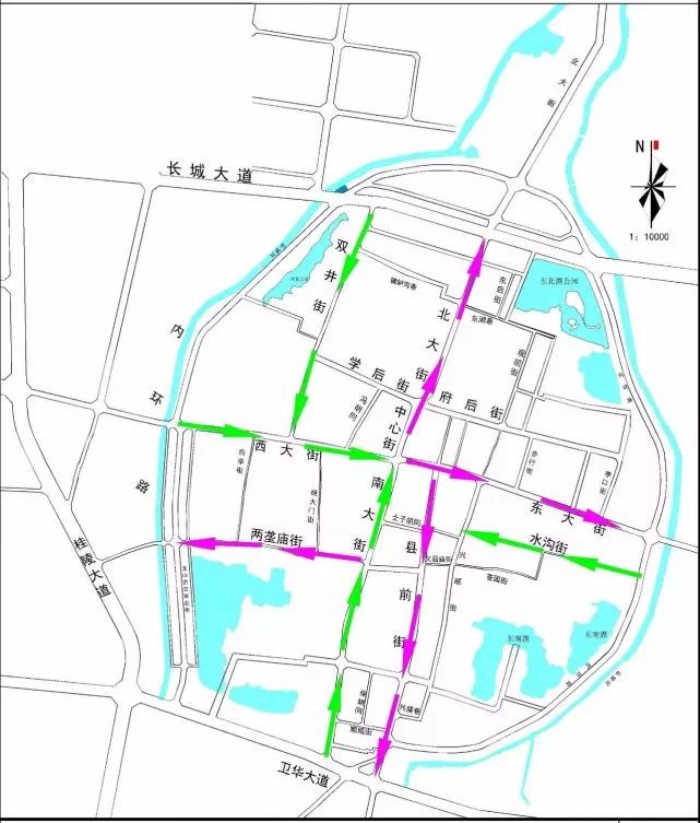 长垣县城道路地图图片