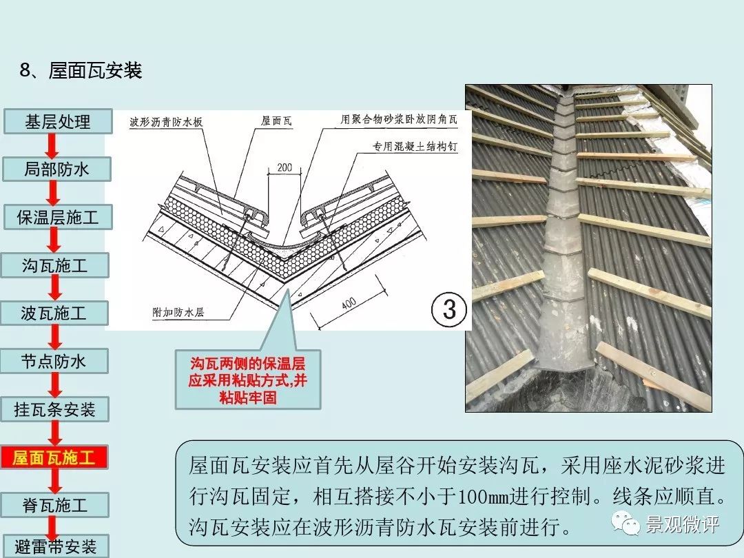 龙湖爱舍宁瓦屋面施工工艺