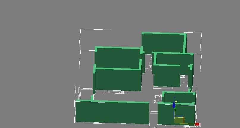 3dsmax導入的cad圖紙怎麼建立牆體?