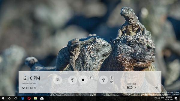 Windows 10 Redstone 4中带来对Game Bar的更新