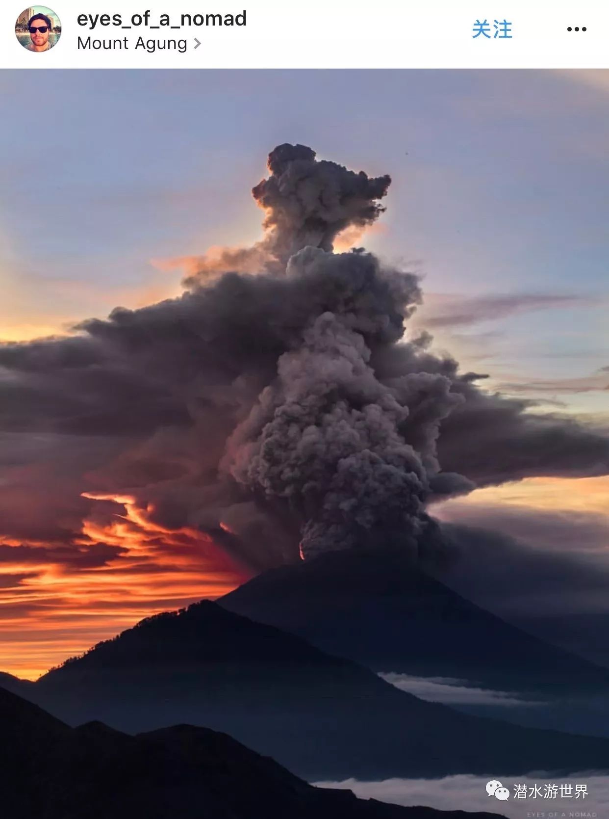 巴厘岛图蓝本火山真的喷发了潜水员还能去吗