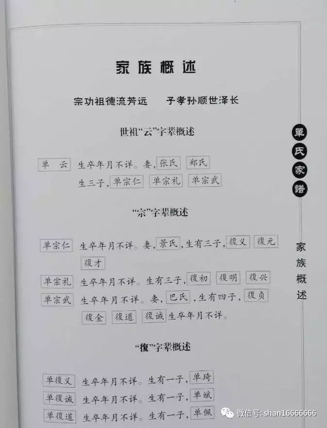 字輩,又稱派語,派行詩,行第,派引,排行等,專門登載族內成員姓名排行的