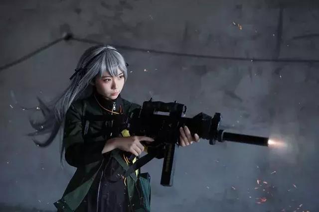 cosplay ump40 cos正片 少女前线 黑丝