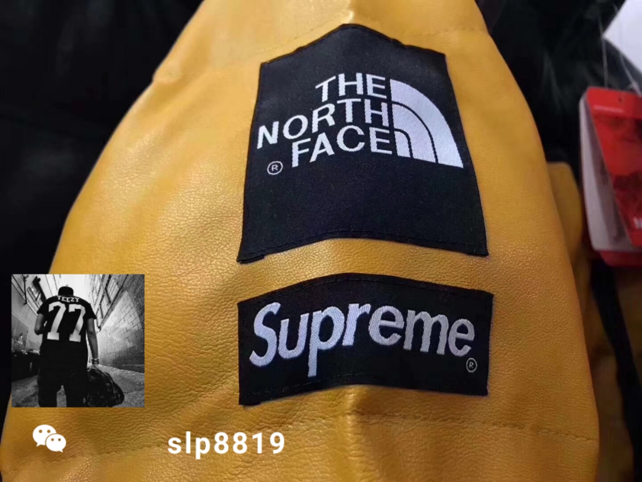 Supreme X The North Face Leather Nuptse Jacket