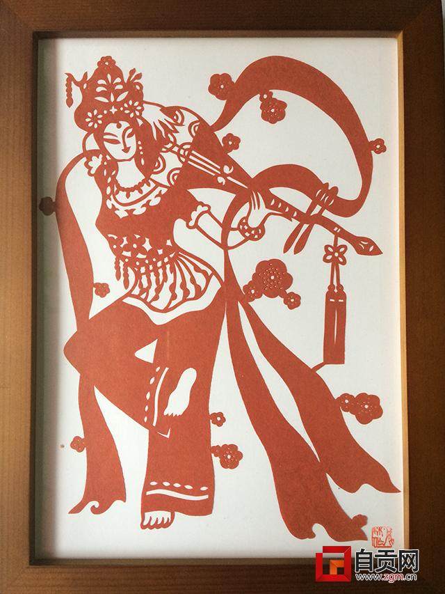 自贡剪纸的代表作品图片