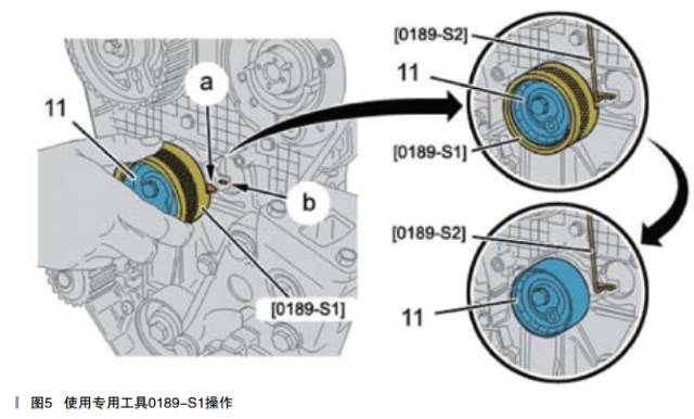 雪铁龙c5 20 ew10a发动机正时皮带校对方法