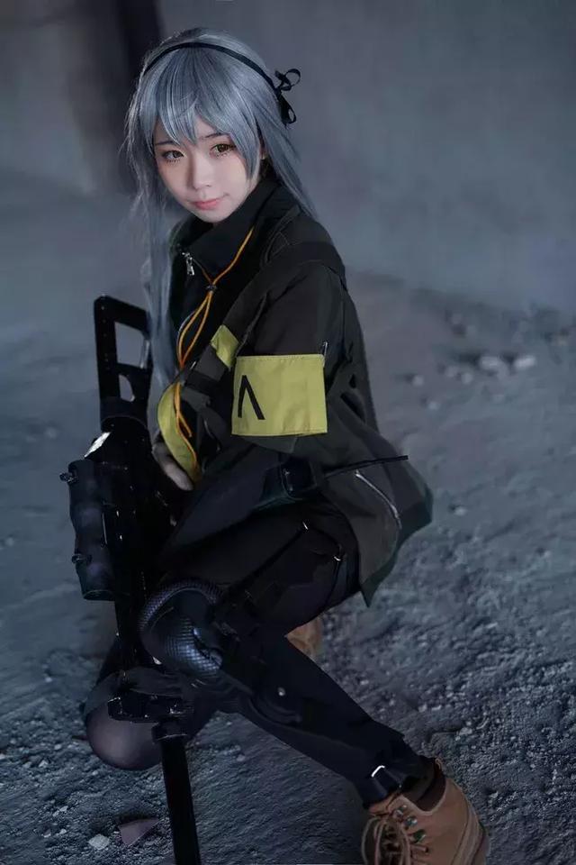 cosplay ump40 cos正片 少女前线 黑丝