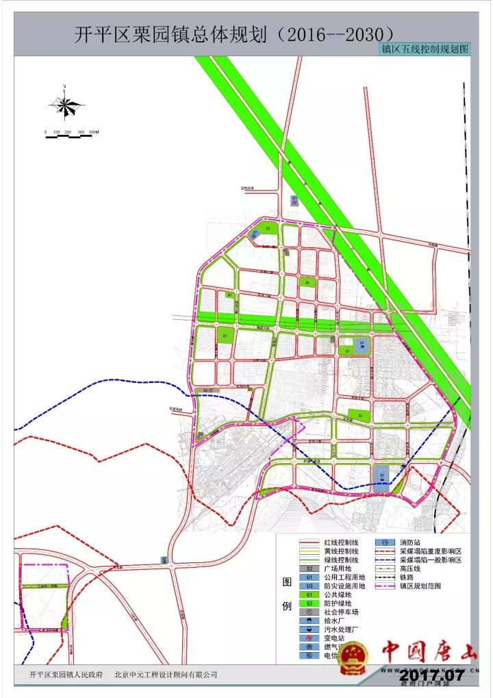 唐山开平区规划图图片
