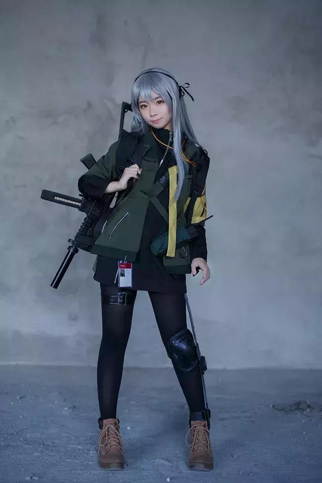 cosplay ump40 cos正片 少女前線 黑絲