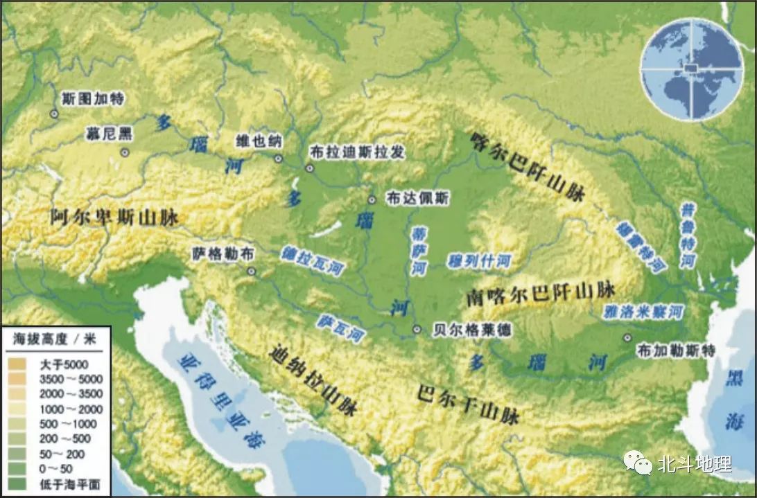 欧洲西部河流图图片