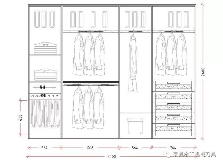 免费提供cad家具图库衣柜设计图轻松实现家具衣柜图绘制