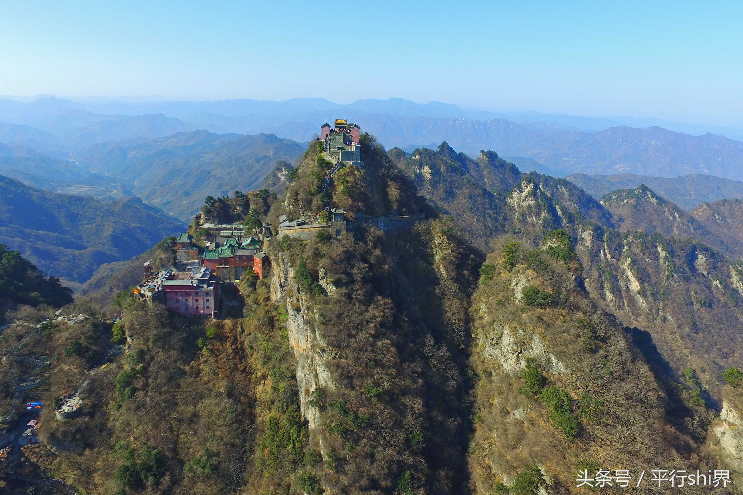 武当山全景 全景图图片