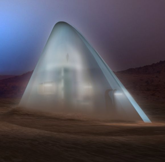 火星上的房子图片