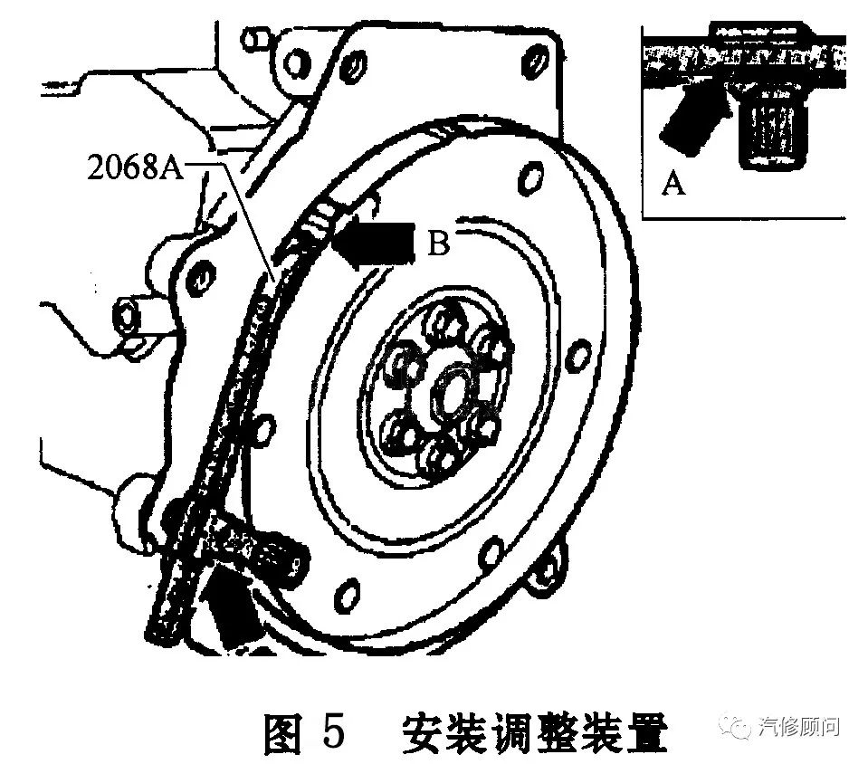 【汽车正时】大众捷达sdi aqm 1 9l柴油发动机正时校对方法