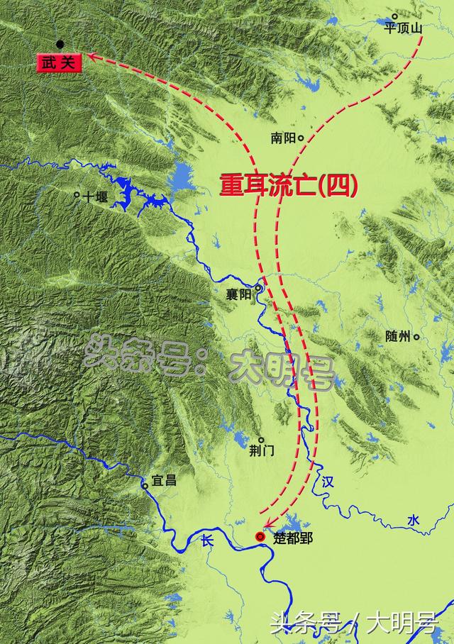 图解《史记晋世家》第8期—晋文公重耳流亡路,共经8国19年