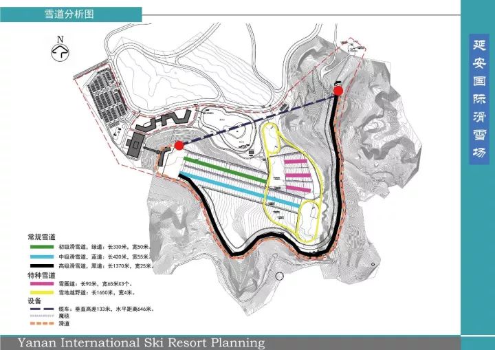 越野滑雪场地示意图图片