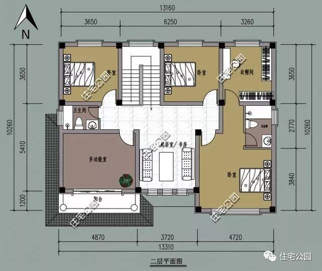 戶型9:新農村9x11米三層歐式別墅該戶型佔地:東西寬9米,南北長11.