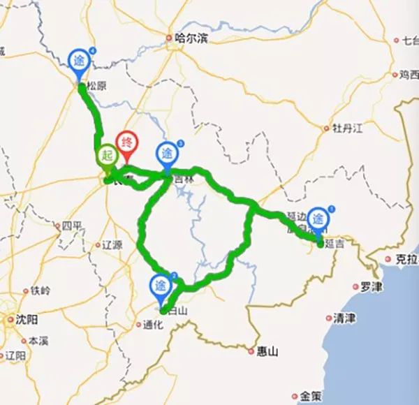 【自駕路線】:全國各地—長春—延邊朝鮮自治州(敦化市-延吉市-安圖縣