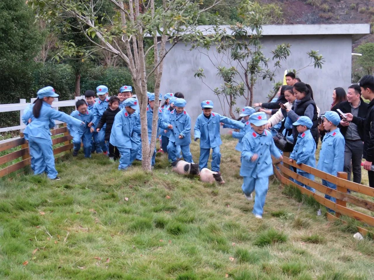 藍美莊園我是勤勞小蜜蜂記黃岩東城街道中心小學一6班親子活動oo