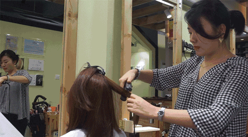 90韩国金奈伶美发沙龙90珠海有一家韩国人开的hair salon偷偷告诉