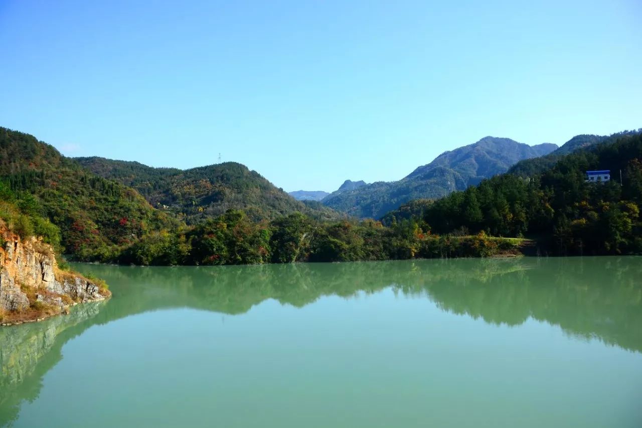 保康县金盘洞水库图片