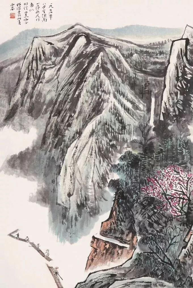 何海霞繪畫作品欣賞何海霞(1908—1998)在長安畫派中,他與石魯,趙望雲