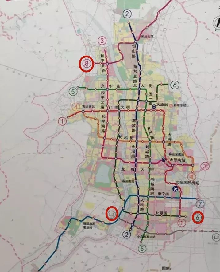 太原地铁8号线线路图图片