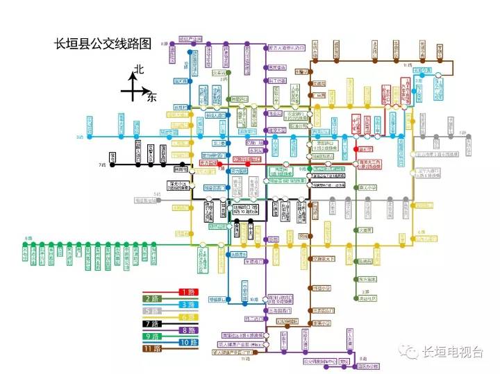 长垣四路公交车路线图图片