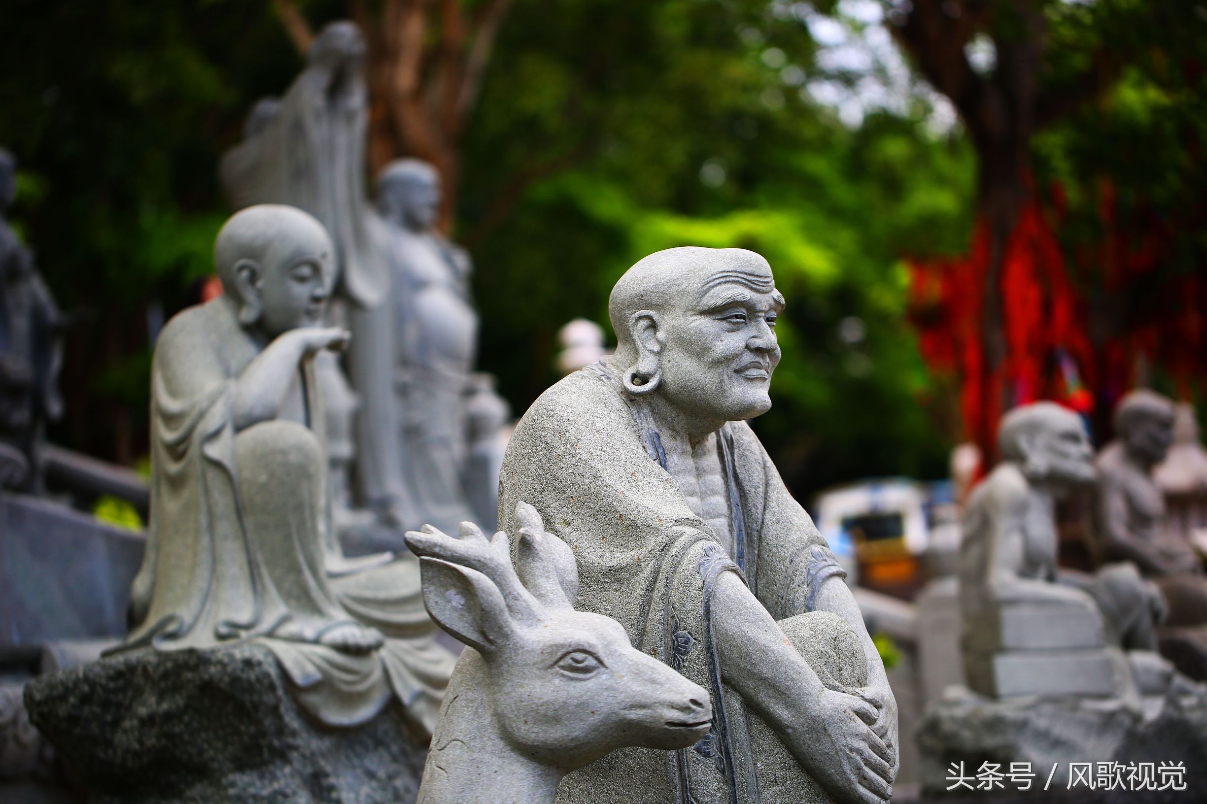 諾距羅尊者——靜坐羅漢.清淨修心,神態自若安詳瑞慶,進彼極樂.