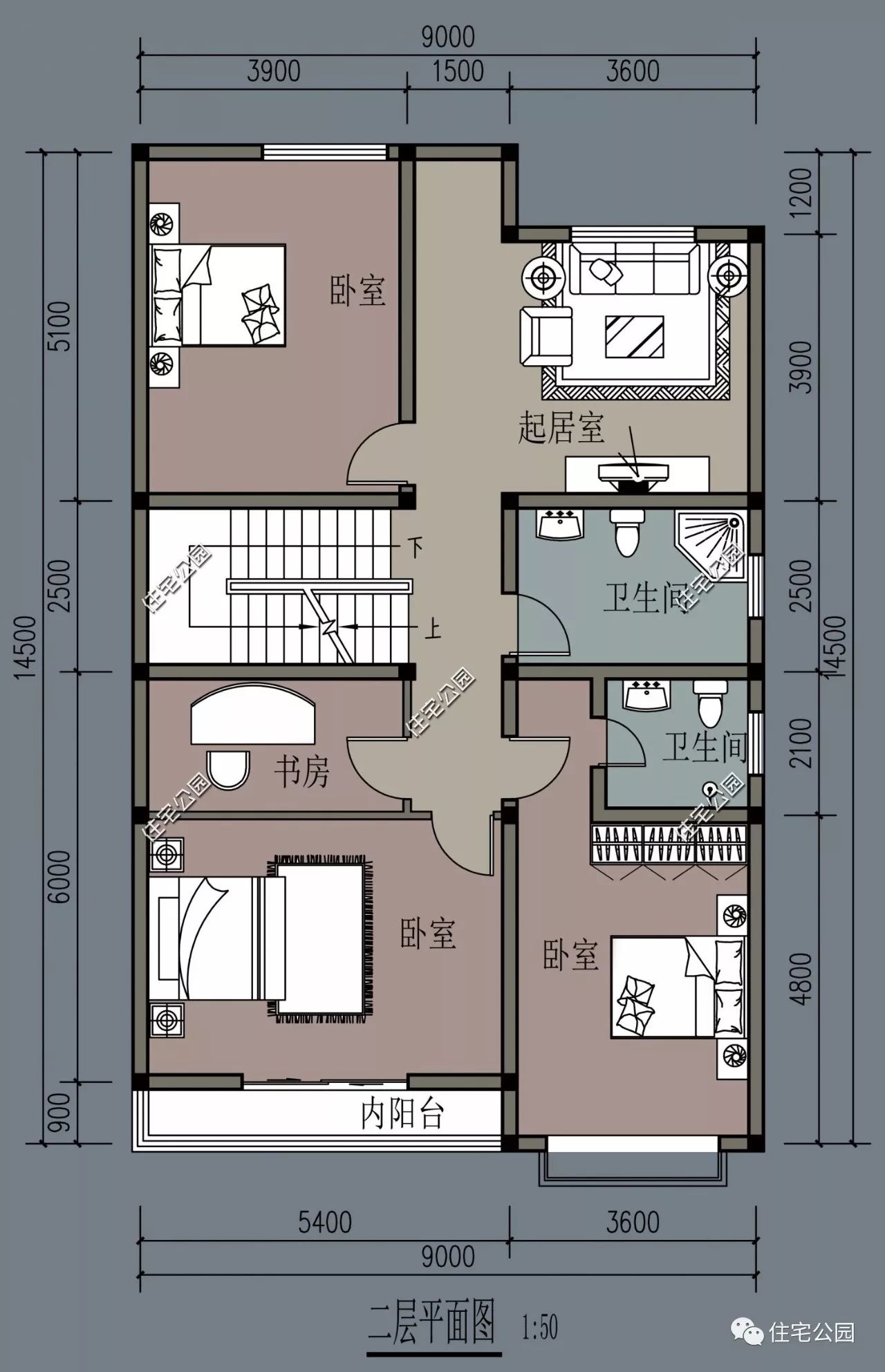 9×14米房屋设计图图片