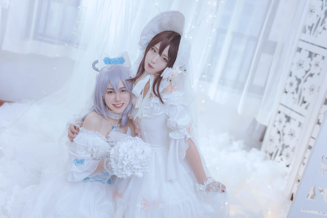 百合cp少女爱的死去活来洛天依乐正绫cosplay