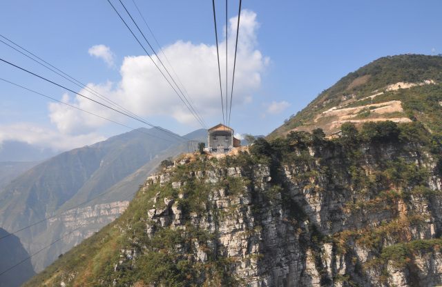 古路村索道图片