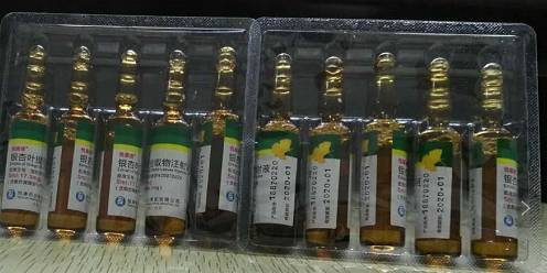 银杏叶注射图片