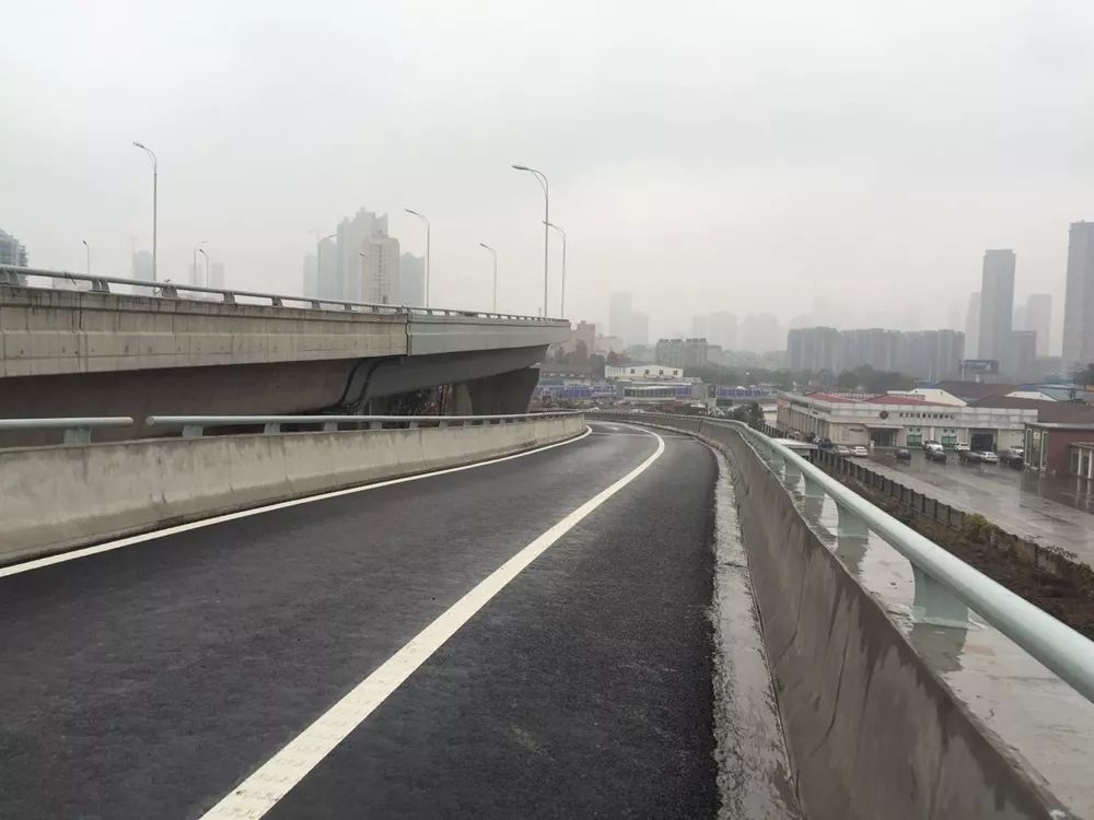 刚刚长丰大道规划线路全部建成开通连二环跨三环直通硚孝高速