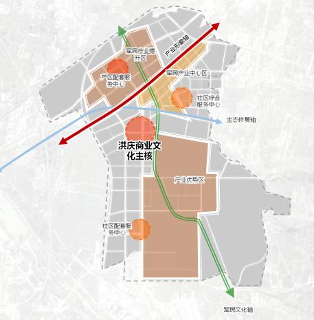 5計劃投資270億元打造洪慶新城軍民融合產業園核心區洪慶新城軍民融合