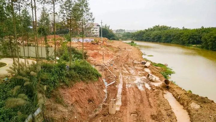 化州平定东门被曝填河造地,群众聚集讨说法