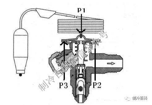 在氟利昂冷凍冷藏庫中多采用的節流裝置是熱力膨脹閥,熱力膨脹閥的