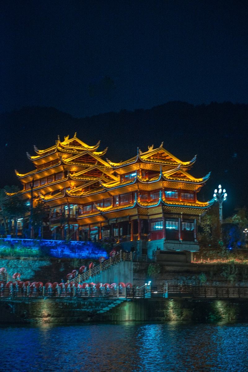 剑河县夜景图片