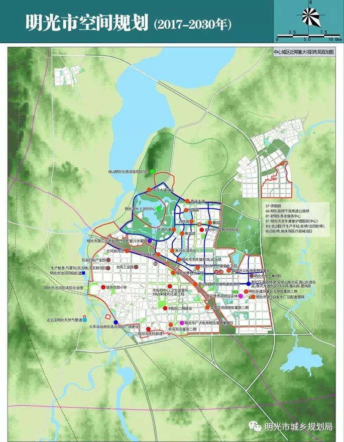 明光市城北最新规划图图片