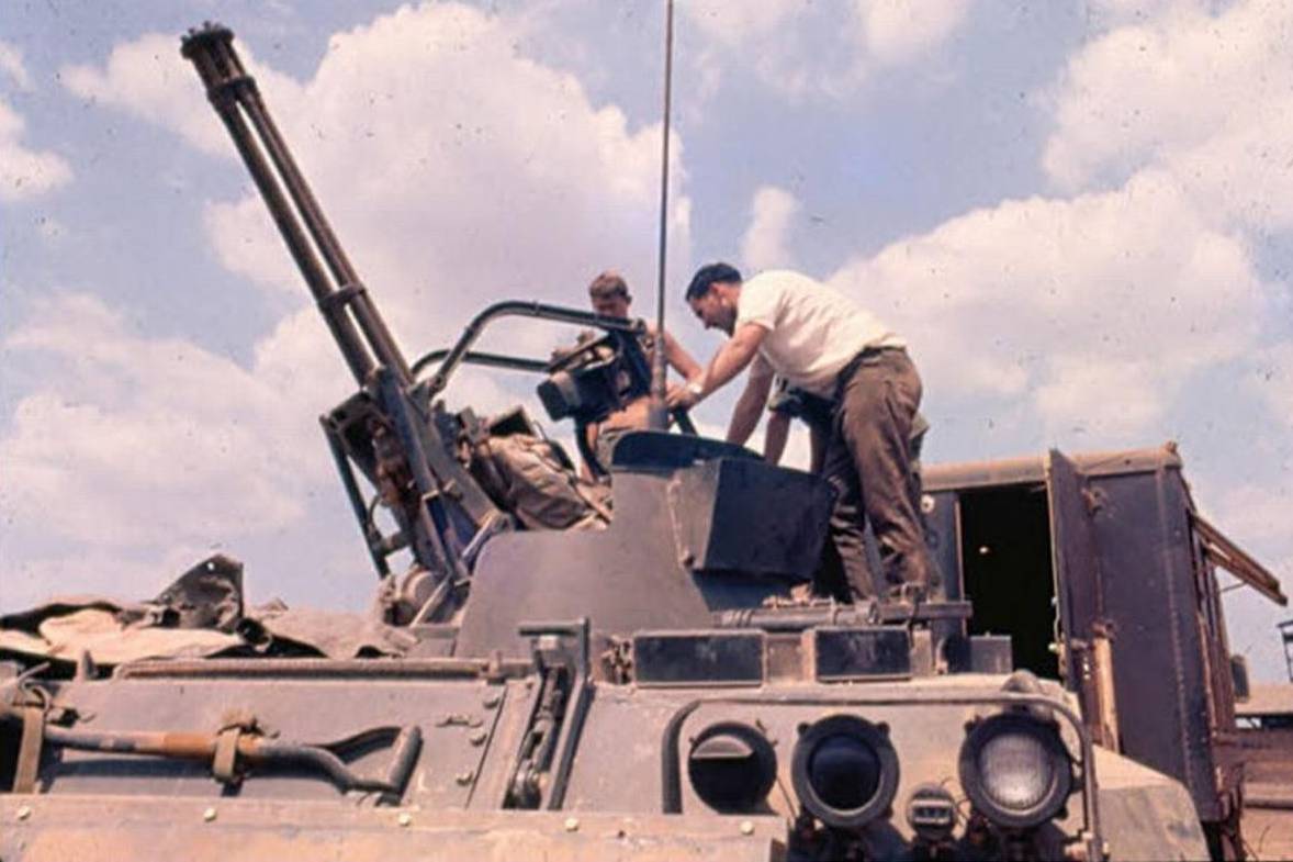 影像志越南战场上的m163火神高炮