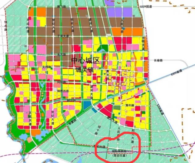 利辛县城西规划图图片
