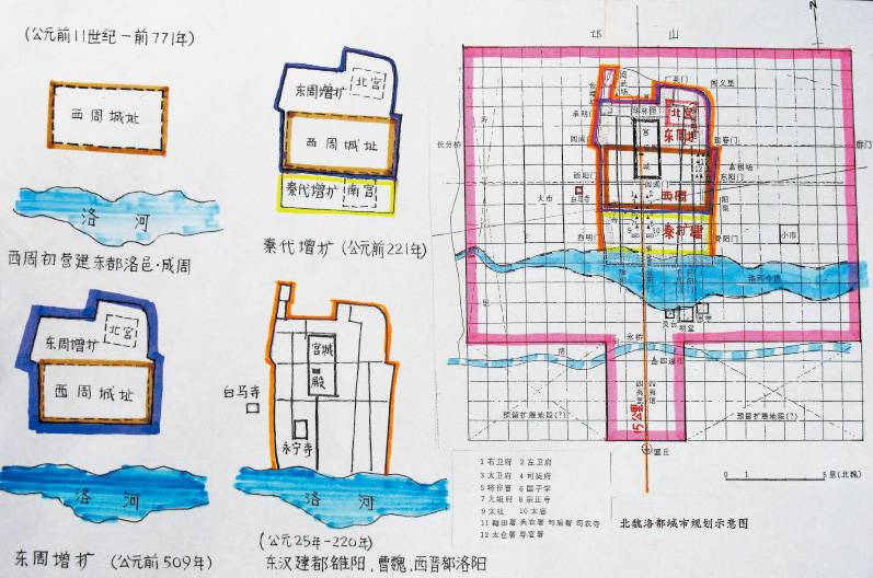 西都东都洛邑,北魏洛都城市规划