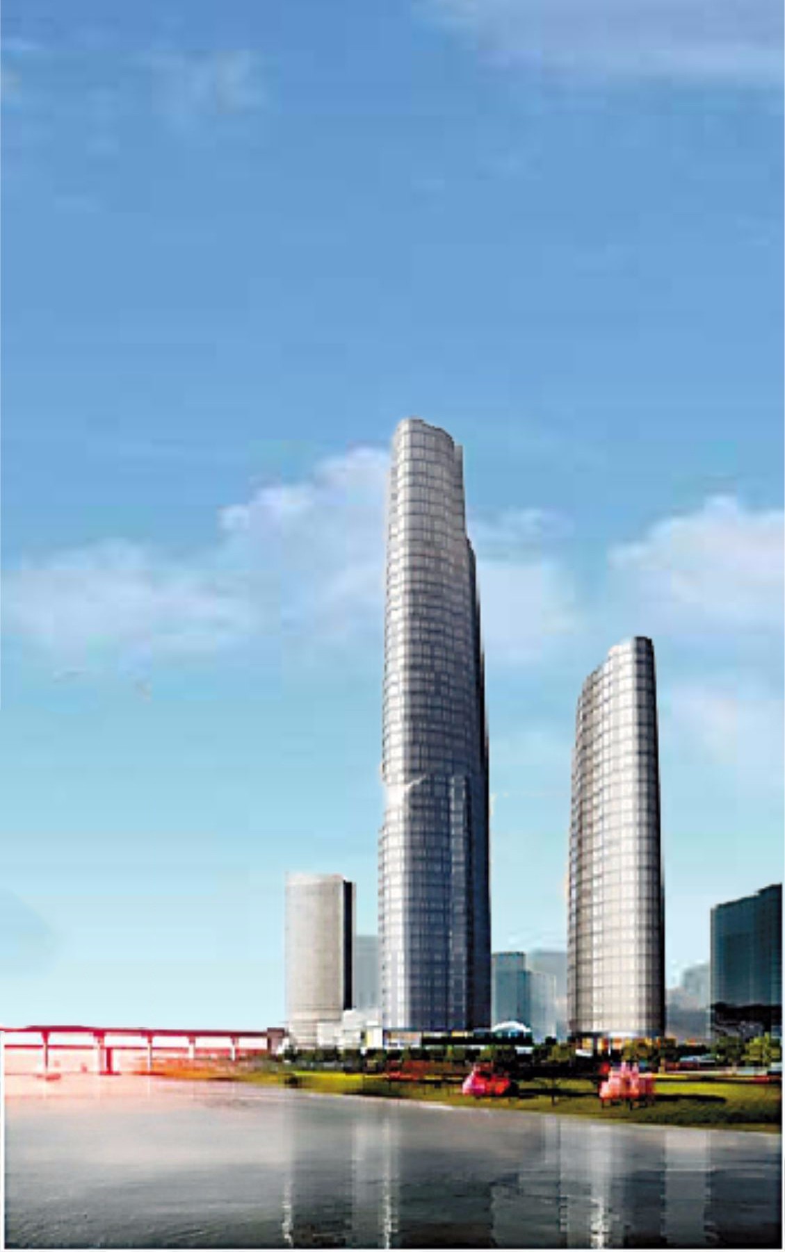 重庆新地标,又一张城市名片1与2008年规划的468米高度不同,此次复工的