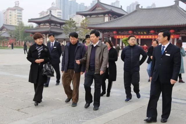 旅发上阳宫洛阳市西工区区委书记昝宏仓莅临上阳宫文化园调研考察