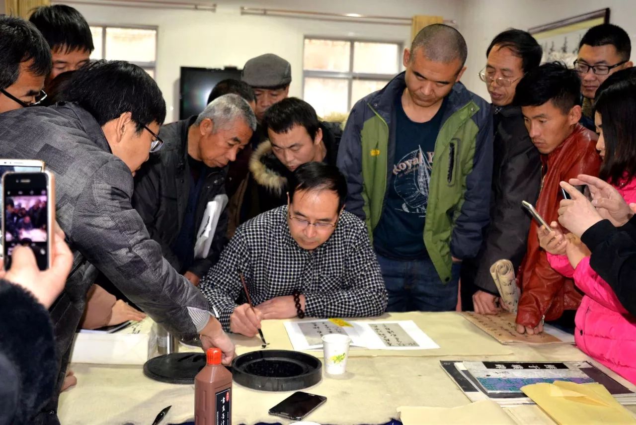 观自在首届全国知名书家写经展杨建忠