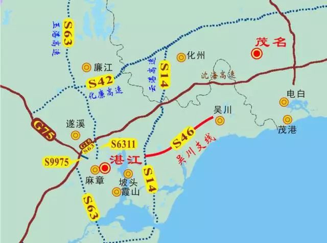 的湛江高鐵西站站房建設已封頂 東海島鐵路全線貫通 東雷高速加快建設