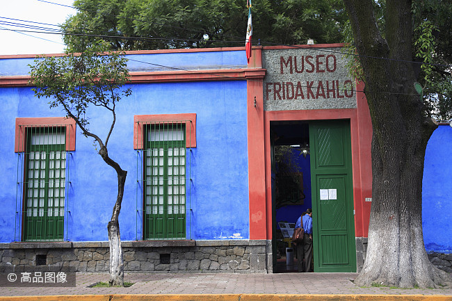 墨西哥城科约阿坎弗里达旧居,现在的弗里达博物馆图片来源:高品图像